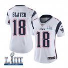 Women's Matthew Slater #18 New England Patriots Limited Player Jersey White