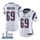 Women's Shaq Mason #69 New England Patriots Limited Player Jersey White