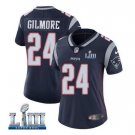 Women's Stephon Gilmore #24 New England Patriots Limited Player Jersey Navy