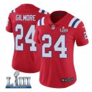 Women's Stephon Gilmore #24 New England Patriots Limited Player Jersey Red