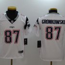 Youth Rob Gronkowski #87 New England Patriots Limited Player Jersey White