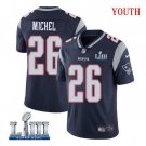Youth Sony Michel #26 New England Patriots Limited Player Jersey Navy