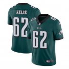 Men's Jason Kelce #62 Philadelphia Eagles Limited Player Jersey Midnight Green