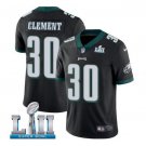 Men's Corey Clement #30 Philadelphia Eagles Limited Player Jersey Black