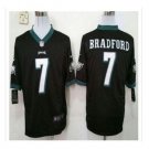 Men's Sam Bradford #7 Philadelphia Eagles Game Player Jersey Black