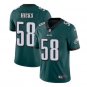 Men's Jordan Hicks #58 Philadelphia Eagles Limited Player Jersey Midnight Green