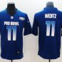 Men's Carson Wentz #11 Philadelphia Eagles NFC 2019 Pro Bowl Game Player Jersey Blue