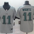 Men's Carson Wentz #11 Philadelphia Eagles Inverted Legend Player Jersey Gray