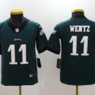 Youth Carson Wentz #11 Philadelphia Eagles Limited Player Jersey Midnight Green