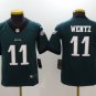 Youth Carson Wentz #11 Philadelphia Eagles Limited Player Jersey Midnight Green