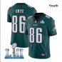 Youth Zach Ertz #86 Philadelphia Eagles Limited Player Jersey Midnight Green