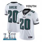 Youth Brian Dawkins #20 Philadelphia Eagles Limited Player Jersey White