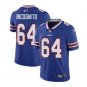 Men's Richie Incognito #64 Buffalo Bills Limited Player Jersey Royal