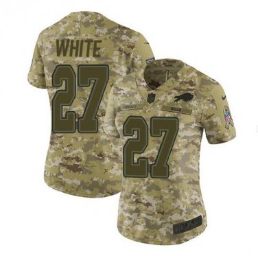 Women's Tre'Davious White #27 Buffalo Bills Salute to Service Limited Player Jersey Camo