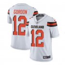 Men's Josh Gordon #12 Cleveland Browns Limited Player Jersey White
