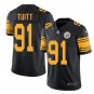 Men's Stephon Tuitt #91 Pittsburgh Steelers Color Rush Limited Player Jersey Black