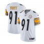 Men's Stephon Tuitt #91 Pittsburgh Steelers Limited Player Jersey White