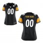 Custom Women's Pittsburgh Steelers Limited Player Jersey Black