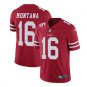 Men's Joe Montana #16 San Francisco 49ers Limited Player Jersey Red