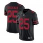 Men's Richard Sherman #25 San Francisco 49ers Limited Player Jersey Black