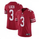 Men's Drew Lock #3 San Francisco 49ers Limited Player Jersey Red