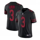 Men's Drew Lock #3 San Francisco 49ers Limited Player Jersey Black