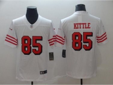 Men's George Kittle #85 San Francisco 49ers Color Rush Limited Player Jersey White