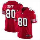 Men's Jerry Rice #80 San Francisco 49ers Color Rush Limited Player Jersey Red