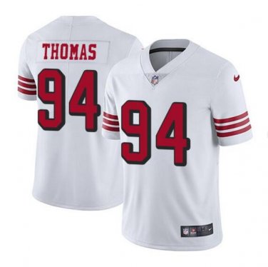 Men's Solomon Thomas #94 San Francisco 49ers Color Rush Limited Player Jersey White