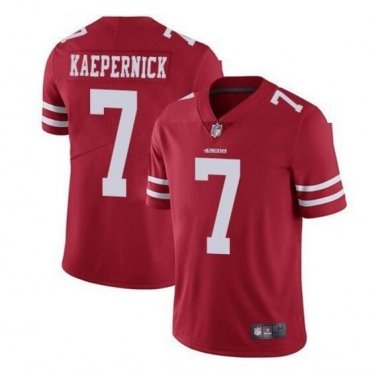Men's Colin Kaepernick #7 San Francisco 49ers Limited Player Jersey Red