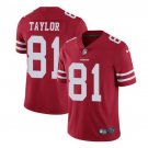 Men's Trent Taylor #81 San Francisco 49ers Limited Player Jersey Red