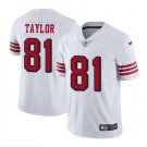 Men's Trent Taylor #81 San Francisco 49ers Color Rush Limited Player Jersey White