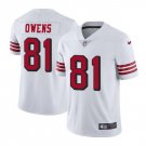Men's Terrell Owens #81 San Francisco 49ers Color Rush Limited Player Jersey White