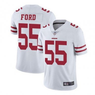 Men's Dee Ford #55 San Francisco 49ers Limited Player Jersey White