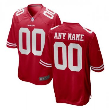 Custom Men's San Francisco 49ers Limited Jersey Red