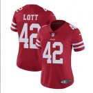 Women's Ronnie Lott #42 San Francisco 49ers Limited Player Jersey Red