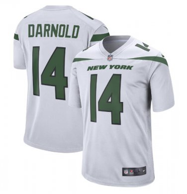 Men's Sam Darnold #14 New York Jets 2019 Player Game Jersey White