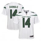 Youth Sam Darnold #14 New York Jets 2019 Game Player Jersey White