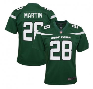 Youth Curtis Martin #28 New York Jets 2019 Game Player Jersey Green