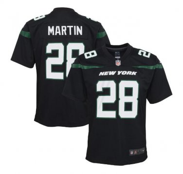 Youth Curtis Martin #28 New York Jets 2019 Game Player Jersey Black