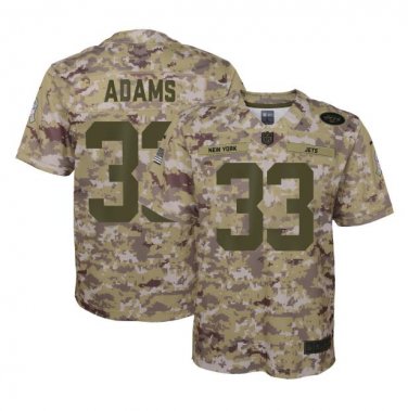 Youth Jamal Adams #33 New York Jets Salute to Service Limited Player Jersey Camo