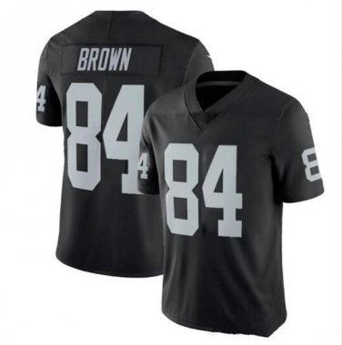 Men's Antonio Brown #84 Oakland Raiders Limited Player Jersey Black