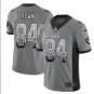 Men's Antonio Brown #84 Oakland Raiders Limited Player Jersey Gray Drift Fashion