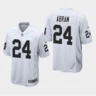 Men's Johnathan Abram #24 Oakland Raiders 2019 Game Player Jersey White