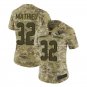 Women's Tyrann Mathieu #32 Houston Texans Salute to Service Limited Player Jersey Camo