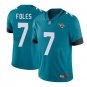 Men's Nick Foles #7 Jacksonville Jaguars Limited Player Jersey Teal