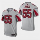 Men's Chandler Jones #55 Arizona Cardinals Inverted Legend Player Jersey Gray