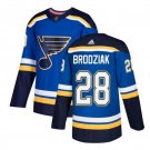Men's Kyle Brodziak #28 St. Louis Blues Player Jersey Blue Size S M L XL XXL XXXL