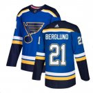Men's Patrik Berglund #21 St. Louis Blues Player Jersey Blue Size S M L XL XXL XXXL