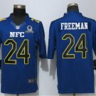 Men's Devonta Freeman #24 Atlanta Falcons Limited Player Jersey Blue